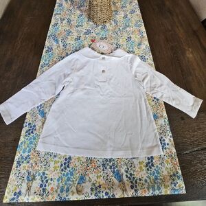 Classic White Kids Long Sleeve Tee